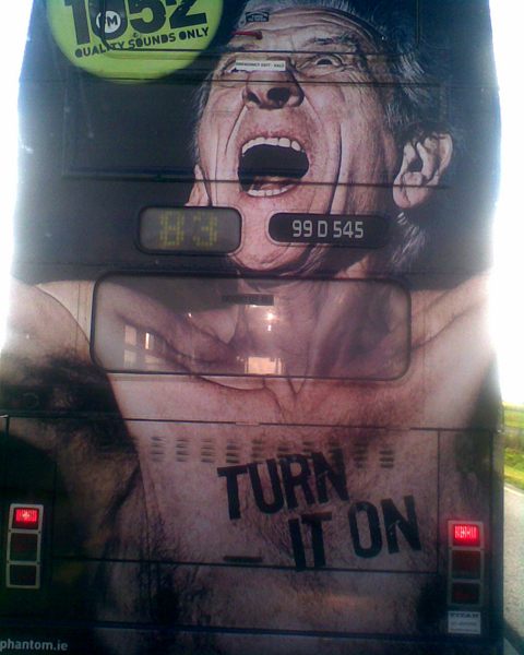 tyl autobusu / back of bus